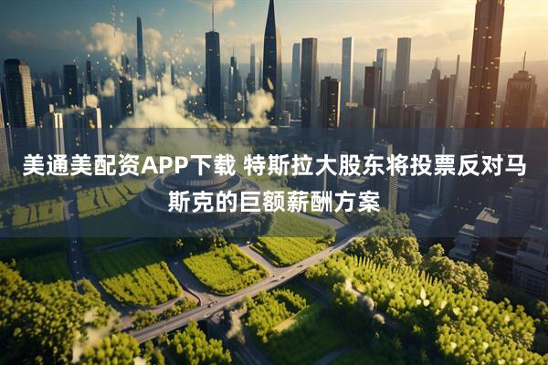 美通美配资APP下载 特斯拉大股东将投票反对马斯克的巨额薪酬方案